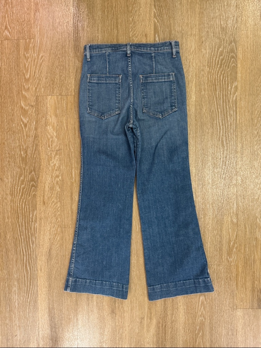 The Great Sea Crop Jeans Flare Clearwater Wash size 28 - Picture 6 of 10
